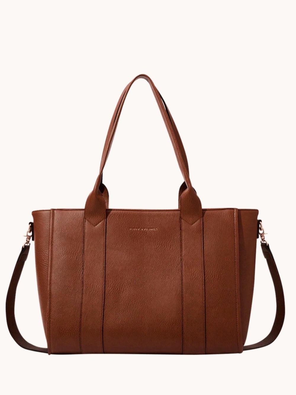 Poppy & Peonies Chestnut Tote NWOT